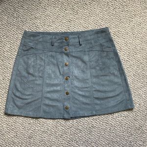 Suede Skirt